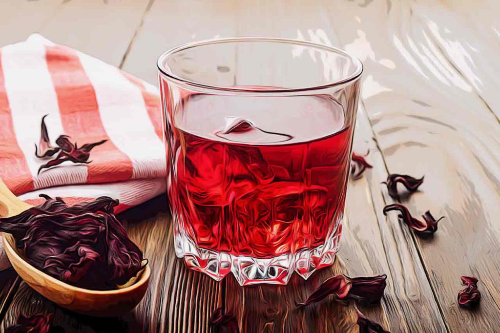 chá de hibisco